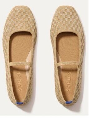 LOOKING FOR: Rothy's Gold Woven Mary Jane Flats